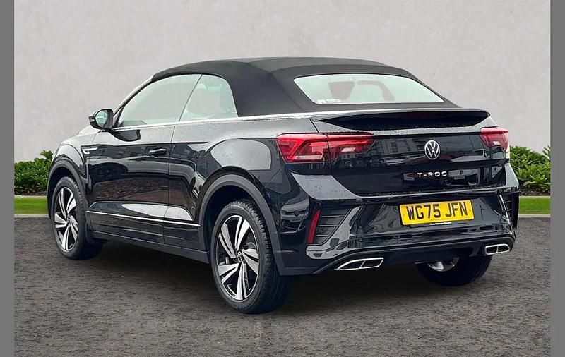 Used VW T-Roc Cabriolet R-line 147 HP (108 kW) 2025 Black Cabriolet