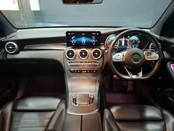 Used Mercedes GLC300 AMG Line Premium 245 HP (180 kW) 2019 Blue Coupe