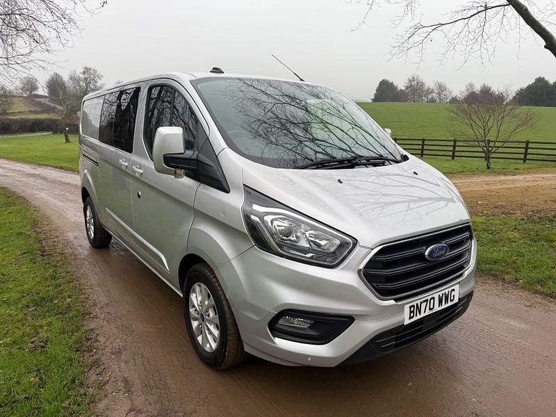 Silver Used 2020 Ford Transit Custom Limited Van | £18,995 (Expensive) - Image 1/4