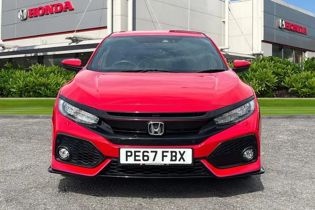 Used Honda Civic Sport 2017 Red Hatchback