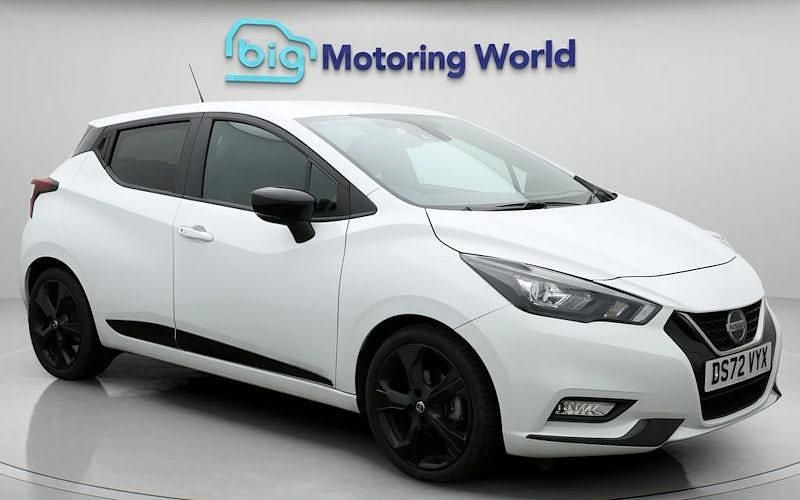 White Used 2022 Nissan Micra S Hatchback | £14,000 (A bit pricey) - Image 1/4