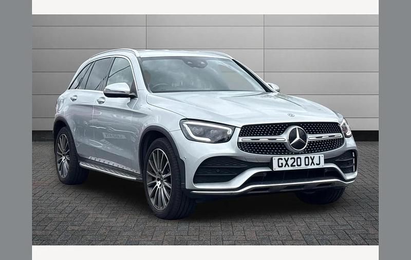 Used Mercedes GLC300 AMG Line Premium 241 HP (177 kW) 2020 Silver SUV