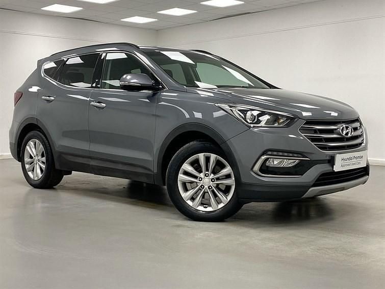 Used Hyundai Santa Fe Premium 2018 Silver SUV