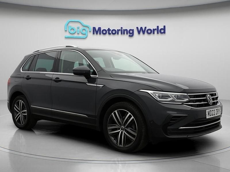 Grey Used 2022 VW Tiguan Elegance SUV | £23,800 (Fair price) - Image 1/4