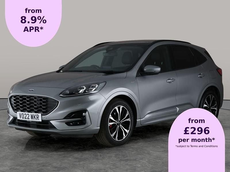 Silver Used 2022 Ford Kuga ST-Line X SUV | £20,194 (Fair price) - Image 1/2