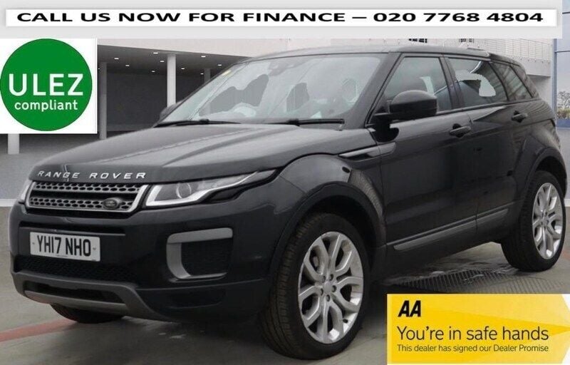 Black Used 2017 Land Rover Range Rover evoque SE Estate | £10,550 (Good price) - Image 1/4