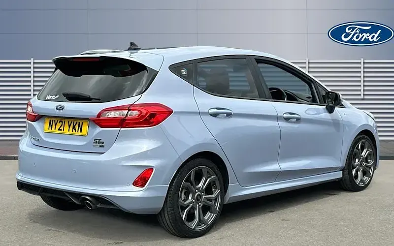 Used Ford Fiesta ST-Line 155 HP (114 kW) 2021 Blue Hatchback