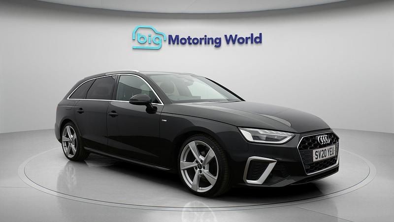 Used Audi A4 S-Line 161 HP (118 kW) 2020 Black Estate