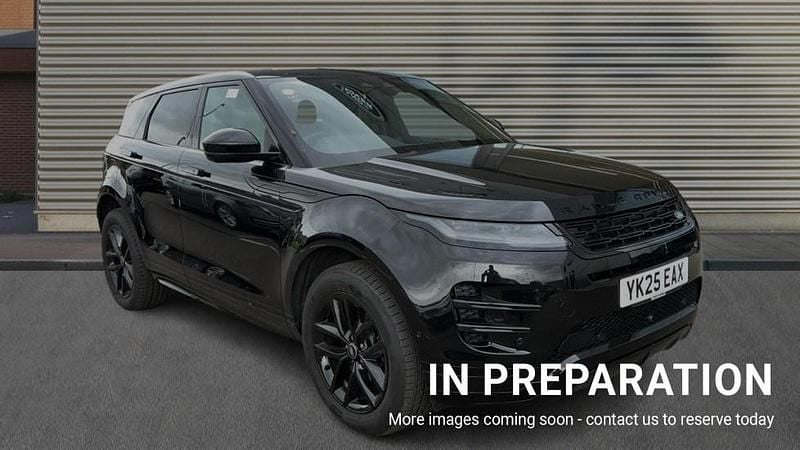 Black Used 2025 Land Rover Range Rover evoque Hatchback | £45,990 - Image 1/4