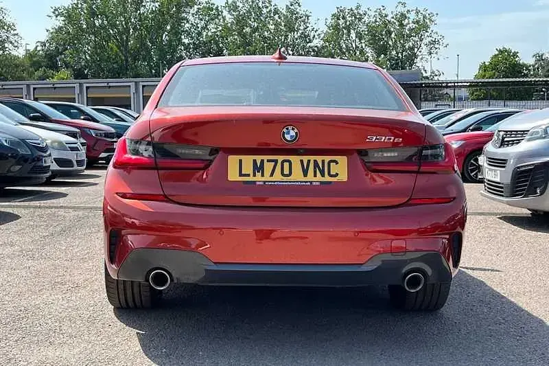 Used BMW 330e M Sport 2020 Orange Sedan