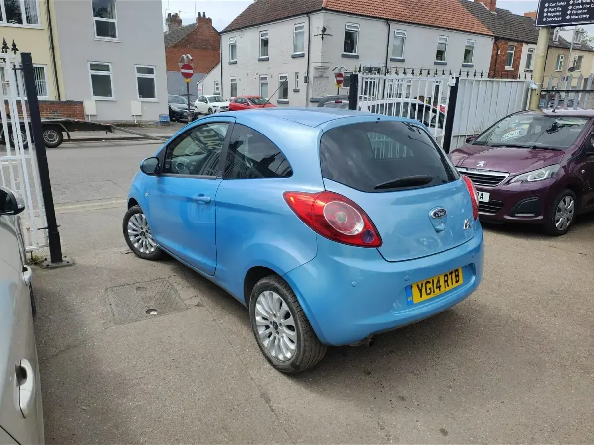 Used Ford Ka Zetec 2015 Blue Hatchback