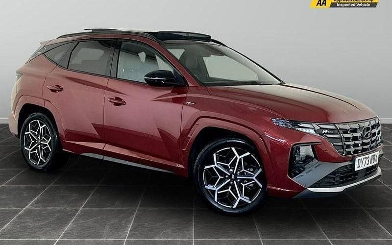 Red Used 2023 Hyundai Tucson N Line SUV | £24,695 (Fair price) - Image 1/2