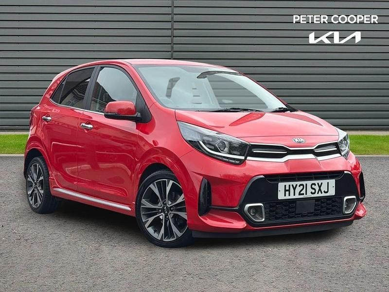 Used Kia Picanto GT-Line S 99 HP (72 kW) 2021 Red Hatchback