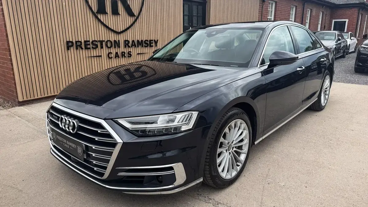 Used Audi A8 Comfort 2017 Blue Sedan