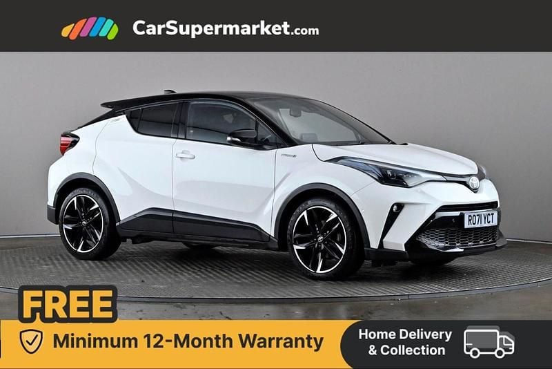 White/black Used 2021 Toyota C-HR Sport SUV | £18,976 (A bit pricey) - Image 1/4