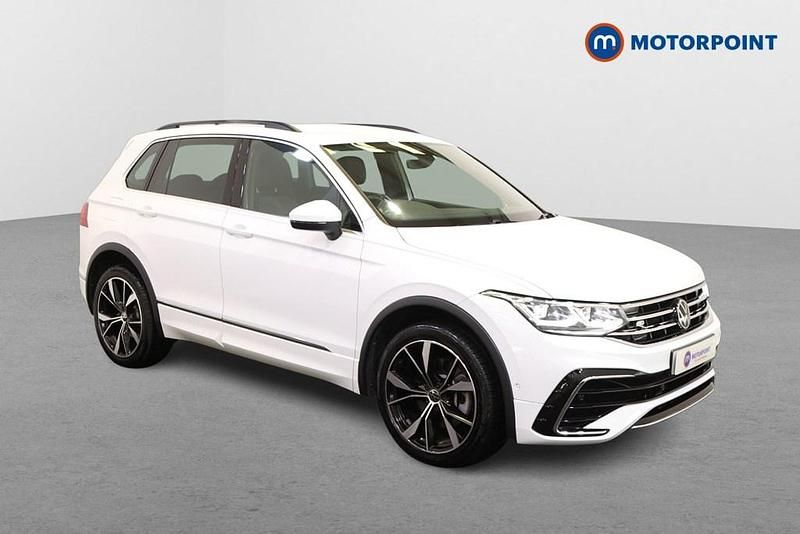 White Used 2023 VW Tiguan R-line SUV | £27,649 (Fair price) - Image 1/4