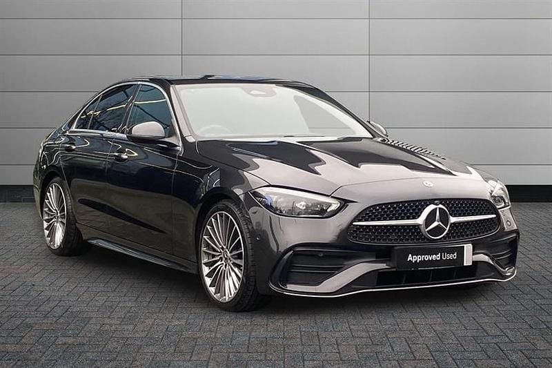 Used Mercedes C200 AMG Line Premium 204 HP (150 kW) 2022 Graphite grey Sedan