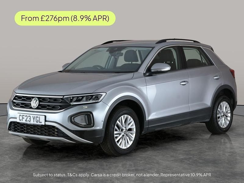 Silver Used 2023 VW T-Roc Life SUV | £19,744 (Fair price) - Image 1/2