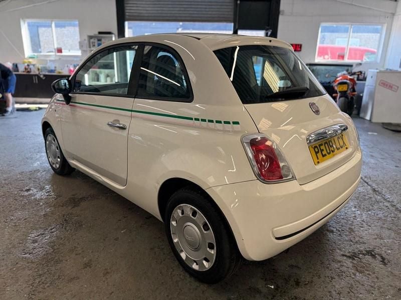 Used Fiat 500 Pop 69 HP (50 kW) 2009 White Cabriolet