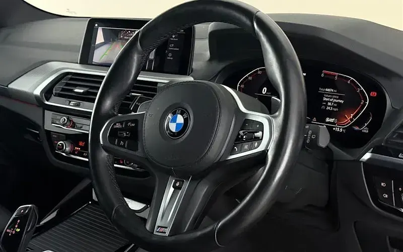 Used BMW X3 M Sport 292 HP (214 kW) 2021 Blue SUV