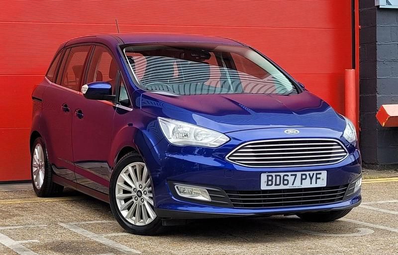 Blue Used 2018 Ford Grand C-Max Titanium MPV | £8,299 (A bit pricey) - Image 1/4