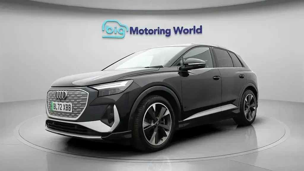 Used Audi Q4 e-tron S-Line 150 kW (204 HP) 2023 Black SUV