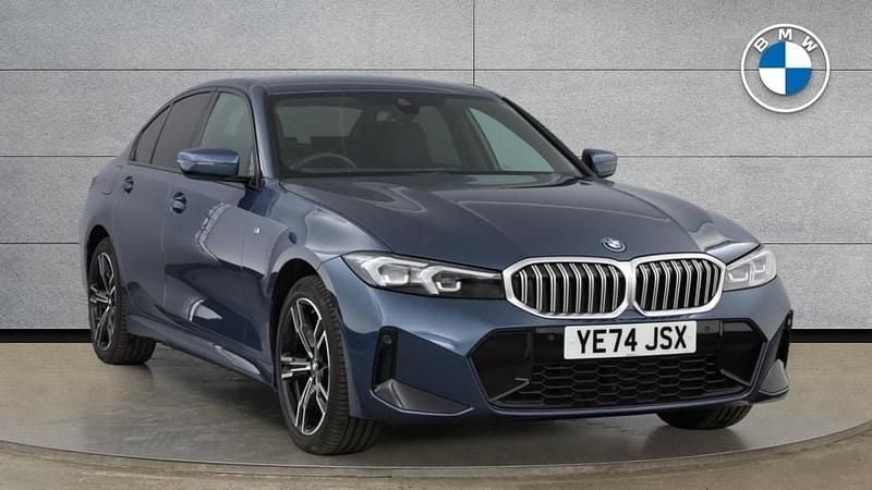 Blue Used 2024 BMW 330e M Sport Sedan | £32,801 (Good price) - Image 1/4