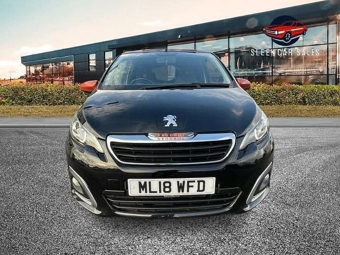 Black Used 2018 Peugeot 108 Roland Garros Hatchback | £6,199 (Fair price) - Image 1/4