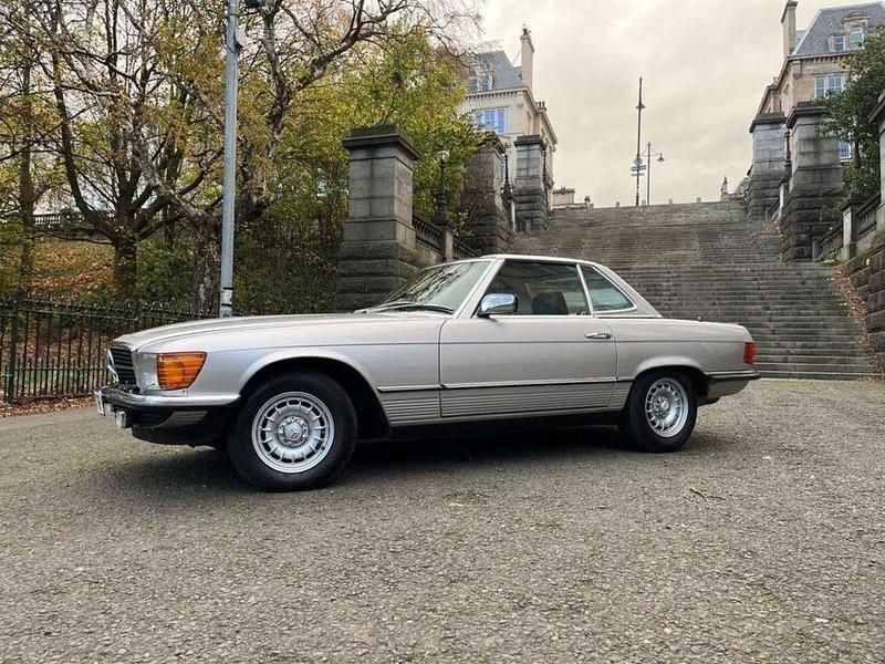 Used Mercedes SL280 185 HP (136 kW) 1984 Silver Cabriolet
