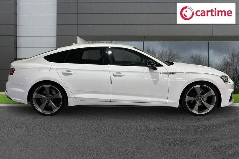 Used Audi A5 Sportback Black Edition 245 HP (180 kW) 2020 White Hatchback