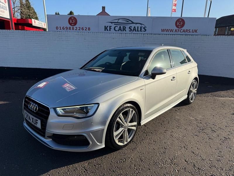 Used Audi A3 Sportback S-Line 2014 Silver Hatchback