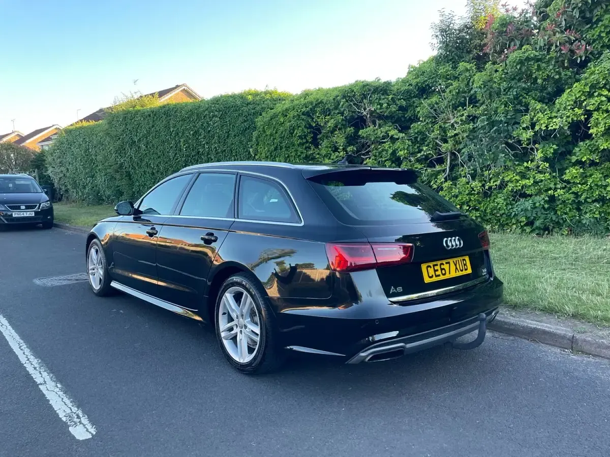Used Audi A6 S-Line 190 HP (139 kW) 2017 Black Estate