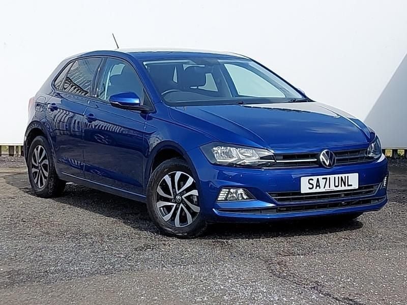 Used VW Polo Active 95 HP (69 kW) 2021 Blue Hatchback