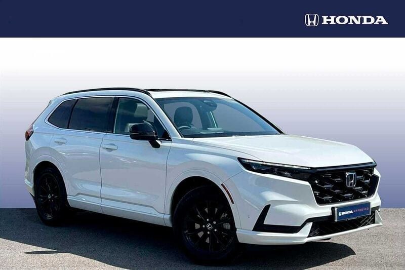 Platinum white Used 2024 Honda CR-V Advance SUV | £40,395 - Image 1/4