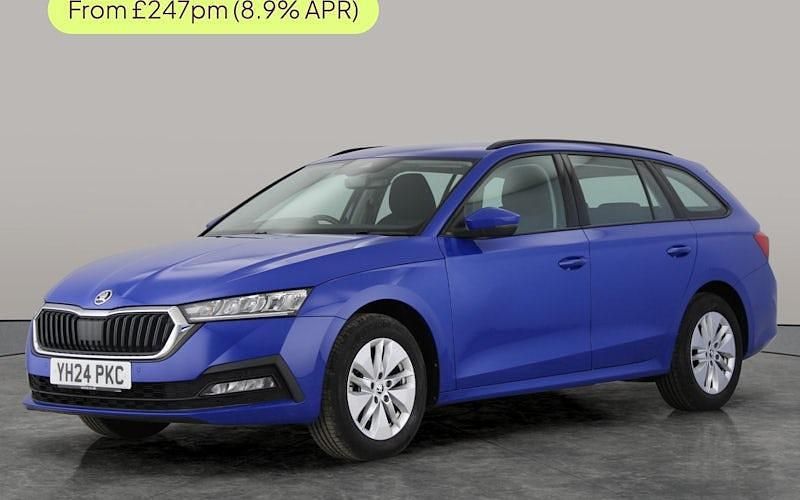 Used Skoda Octavia SE Technology 110 HP (80 kW) 2023 Blue Estate