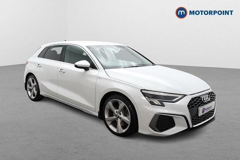 White Used 2020 Audi A3 S-Line Hatchback | £19,499 (Fair price) - Image 1/4