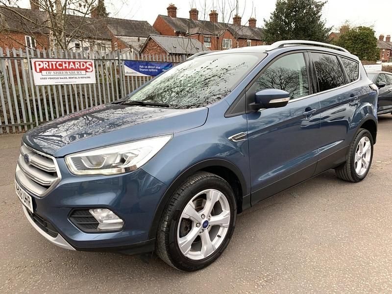 Used Ford Kuga Titanium 150 HP (110 kW) 2018 Blue SUV