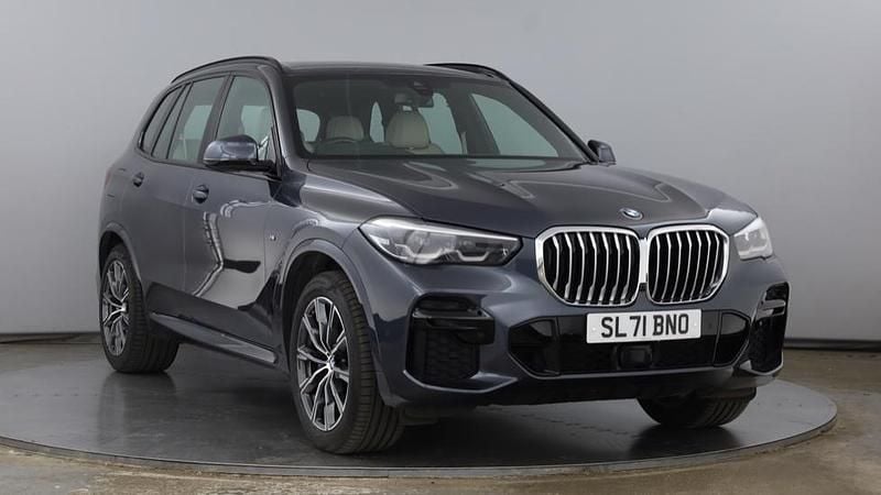 Grey Used 2021 BMW X5 M Sport SUV | £42,799 (Good price) - Image 1/4