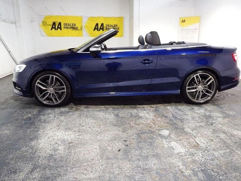 Used Audi S3 Cabriolet Comfort 310 HP (228 kW) 2018 Blue Cabriolet