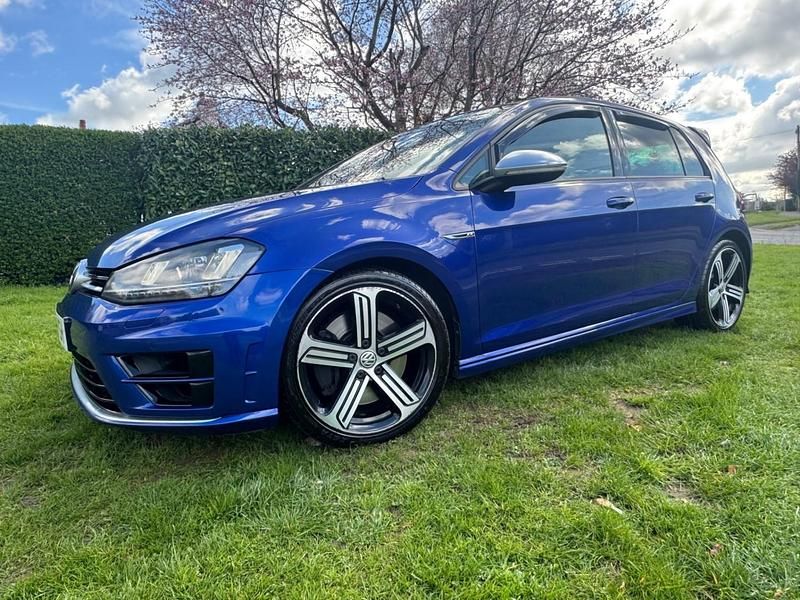 Used VW Golf VII R 2016 Blue Hatchback