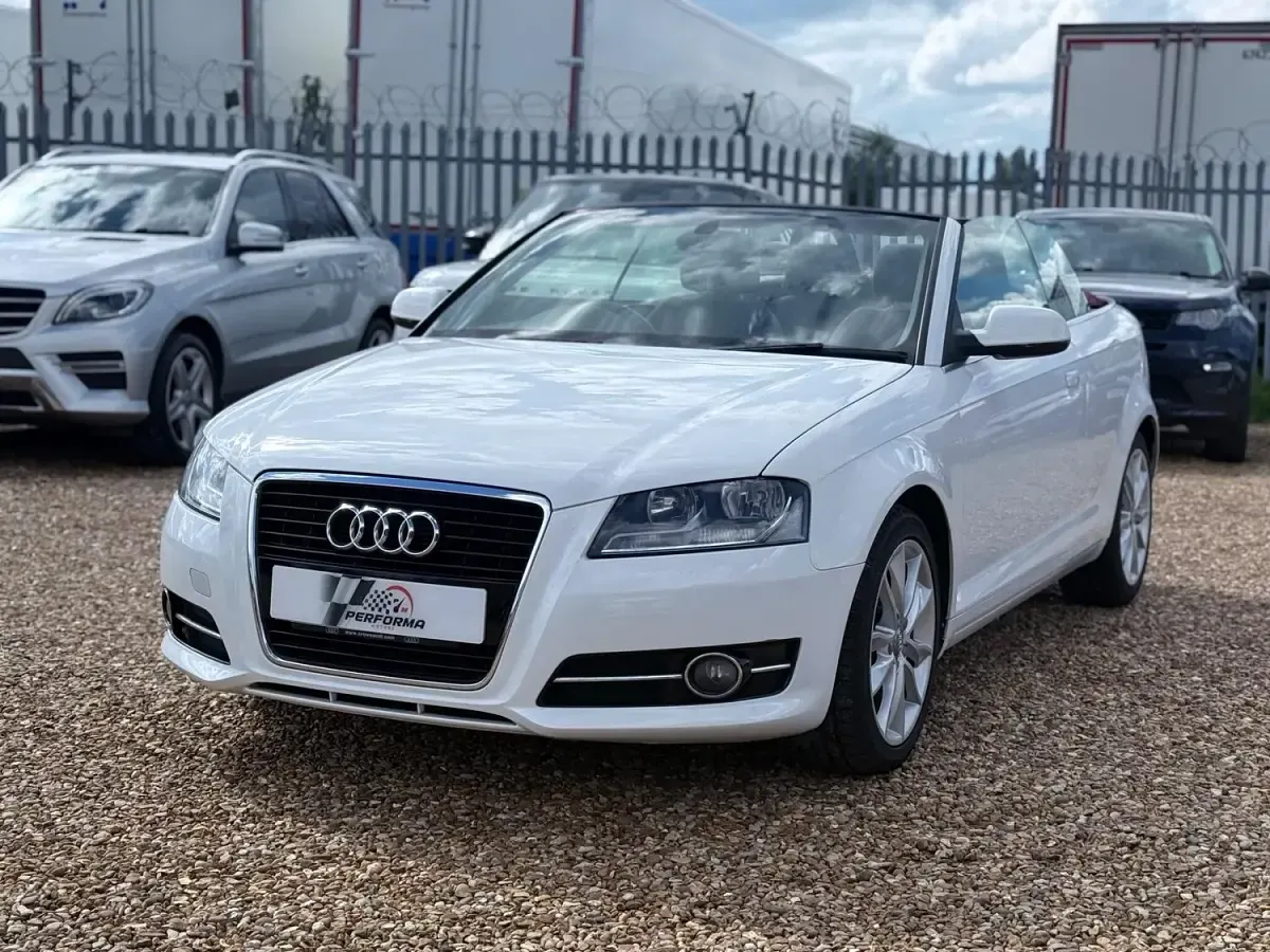 Used Audi A3 Cabriolet Sport 105 HP (77 kW) 2011 White Cabriolet