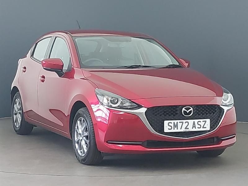 Red Used 2022 Mazda 2 Hatchback | £13,498 (Good price) - Image 1/4