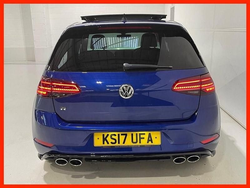 Used VW Golf VII R 310 HP (228 kW) 2017 Blue Hatchback