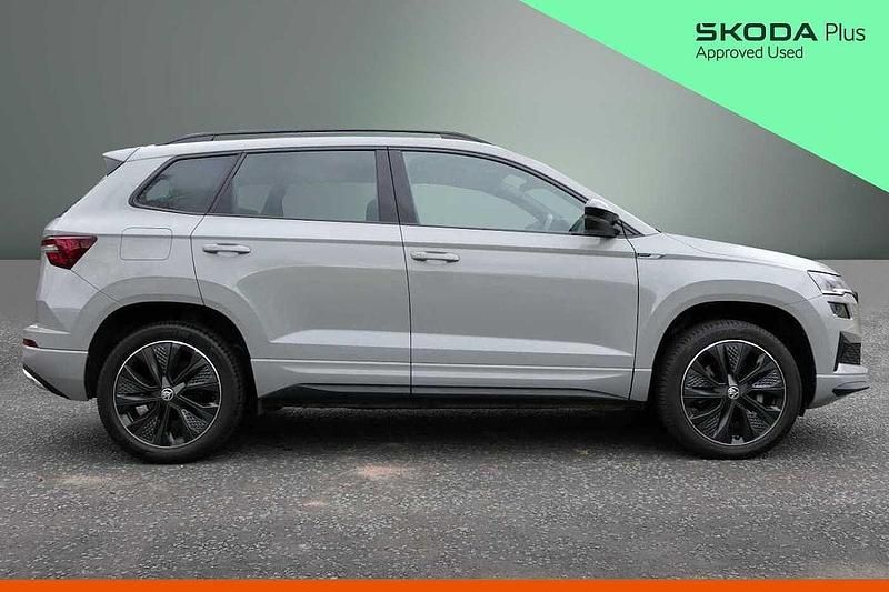 Used Skoda Karoq SportLine 110 HP (80 kW) 2022 Meteor grey SUV