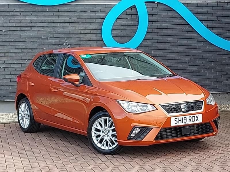 Used Seat Ibiza SE Technology 80 HP (58 kW) 2019 Orange Hatchback