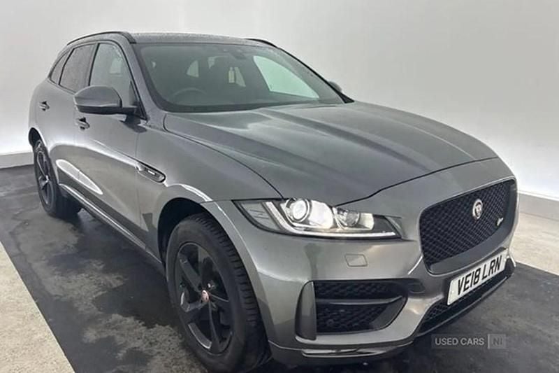 Grey Used 2018 Jaguar F-Pace R-Sport SUV | £16,995 (Good price) - Image 1/1