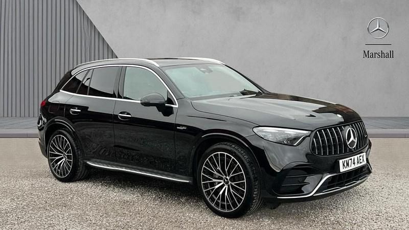 Used Mercedes GLC43 AMG Premium Plus 421 HP (309 kW) 2024 Obsidian black metallic Estate