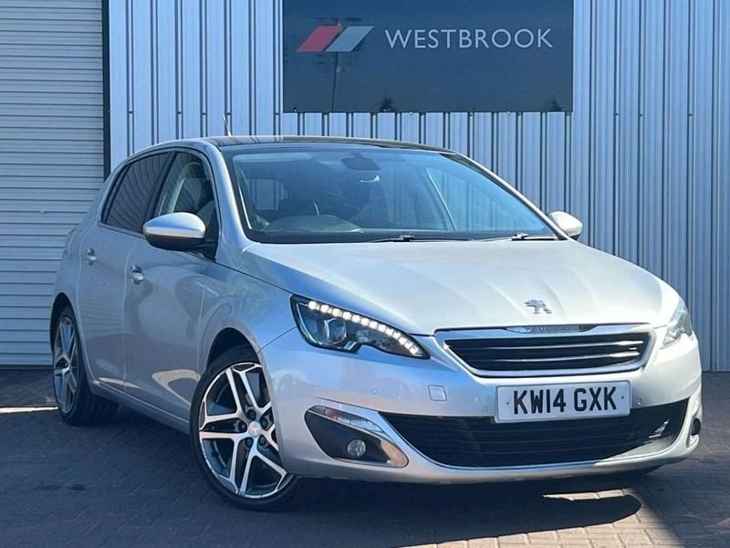 Używany Peugeot 308 S 2014 Srebrny Hatchback