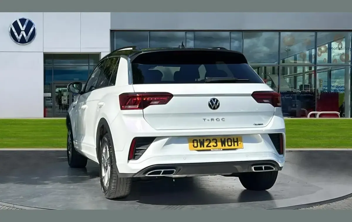Used VW T-Roc R-line 190 HP (139 kW) 2023 White SUV