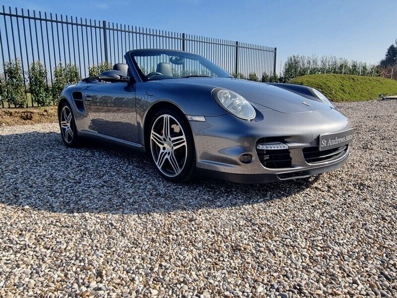 Grey Used 2008 Porsche 911 Turbo Cabriolet | £46,995 - Image 1/4